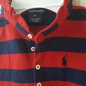 Ralph Lauren Girls Ruffle Top Size 6x